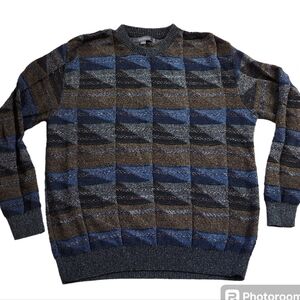 Croft & Barrow sz XL Grandpa Crewneck Sweater